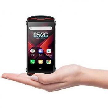 CUBOT Móvil Resistente Antigolpes y Agua, Móvil Libre 3GB RAM+32GB ROM King Kong Mini 2 Impermeable Robusto, Pantalla 4 Pulgadas Smartphone Dual Nano Sim Batería 3000mAh Cámara 16MP+8MP, Rojo