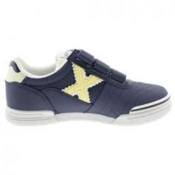 Zapatillas Munich G-3 Tréndico Sintéticas para Niño Azul Talla 27