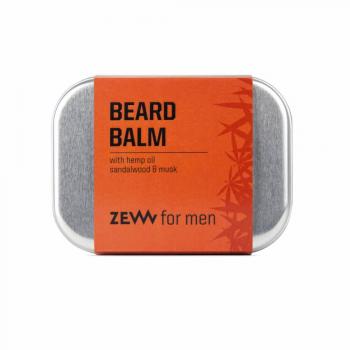 Bálsamo para Barba con Aceite de Cáñamo Zew for Men 80ml - Bálsamo nutritivo y suavizante para la barba, formulado con aceite de cáñamo, ideal para hidratar y domar