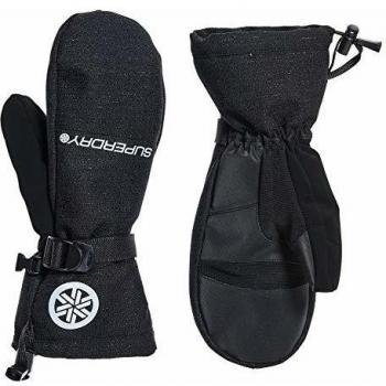 Superdry Ultimate Rescue Mitten - Guantes de Nieve para Mujer, Mujer, Color Onyx Black Frost, tamaño Medium