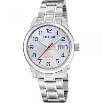 Reloj Calypso Basic K5872/2 Gris Hombre - Caja de Acero Inoxidable 316L Plateado