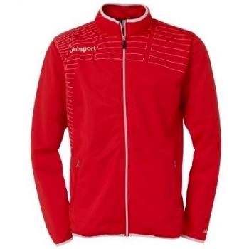 uhlsport Jacke Match Classic - Chaleco de fútbol para Hombre, Color Rojo/Blanco, Talla 2XS/XS