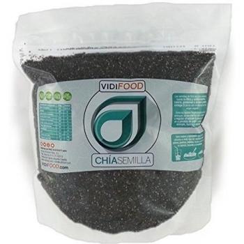 Semillas de Chía Naturales - 1 kg - Alta Calidad - Fuente Rica de Omega-3, Fibra y Proteínas - Completamente Natural, Sin Toxinas - Adecuado para Veganos.