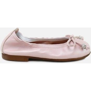 Bailarinas de niña Eli 1957 en piel con detalle de cristales