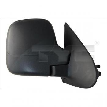 Espejo retrovisor TYC 305-0005 con diseño de puerta, calidad OEM, ajuste eléctrico, cristal convexo y acabado negro