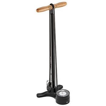 Lezyne Sport Floor Drive DV-Pressure Gauge 3 Inches 5 Foot Pump Unisex Adult, Black/Hi-Gloss