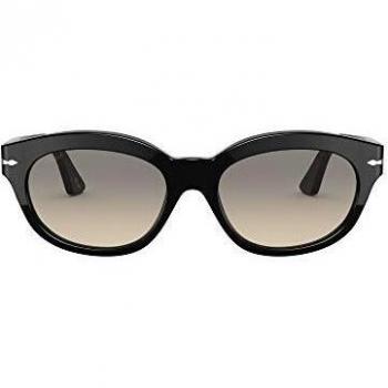 Persol PO 3250S Women's Sunglasses Black Grey Acetate Normal Squared Shaded