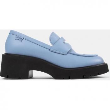 Mocasines de mujer de piel con tacón