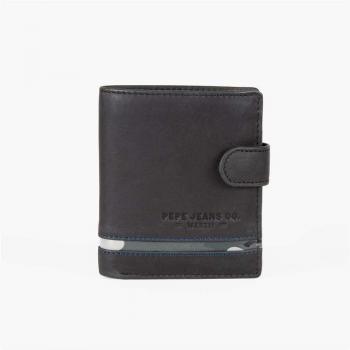 Pepe Jeans 7431261 Delta Monedero 10 cm, 0.09 litros, Negro