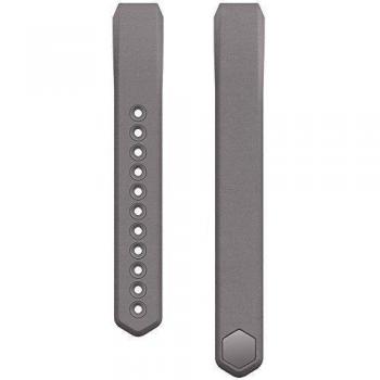 Fitbit Alta - Pulsera de cuero, color Grafito, talla S