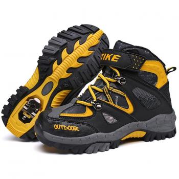 VITIKE VTKZapatos de Senderismo Niño Zapatos de Botas de Invierno para Niños Botas de Senderismo Cálido Forro Botas de Montaña Deportiva Cómoda Niño al Aire Libre Senderismo Trekking Zapatos