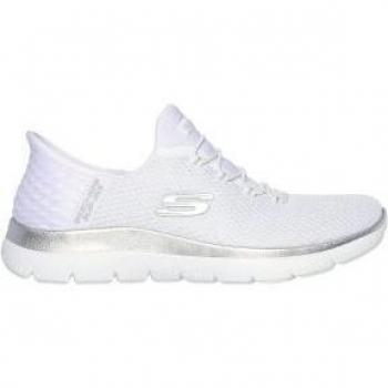 Zapatillas Skechers Summits-Diamond Drea Mujer White Mesh/Silver