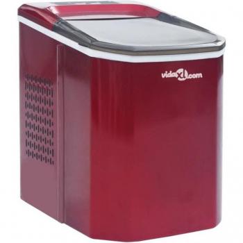 Máquina Fabricadora de Hielo Portátil Roja 1.4L Capacidad 15kg Producción diaria 112W Electricidad