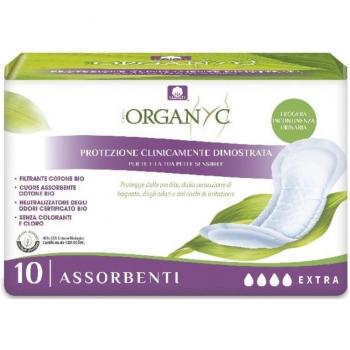 Compresa Incontinencia Extra 10 Uds Organyc