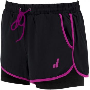 Pantalón corto de running Joluvi Meta Duo W, ligero, transpirable, con tecnología de secado rápido, diseño ergonómico y detalles reflectantes