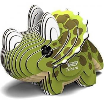 EUGY Eco-Friendly 3D Paper Puzzle (Triceratops