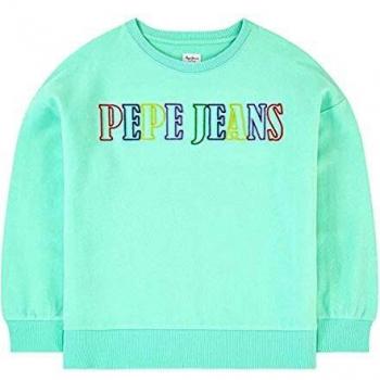 Pepe Jeans- Sudadera PG580886 Lucia- Green-Sudadera NIÑA Capucha