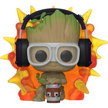 Funko Pop! Marvel I Am Groot - Groot with Detonator Vinyl Figure