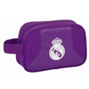 Safta Real Madrid 2ª Equipación Neceser, 22 x 14 x 8 cm, Color Morado