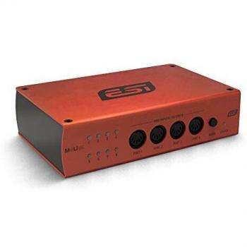 Interfaz MIDI ESI M4U eX 8 Puertos USB 3.0 con Hub Integrado y Funcionalidad Independiente