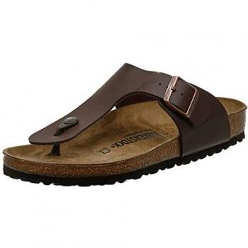 Birkenstock Ramses Birko-Flor - Sandalias de dedo unisex, Marrón, 42