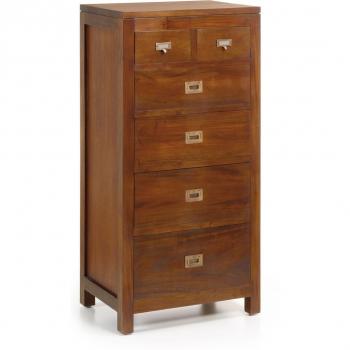 Cajonera de Madera Marrón Altura 120 cm MOYCOR