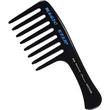 PEINE HERCULES 5660 MAGIC STAR AHUECADO CON DISEÑO ESPECIAL PARA CABELLO RIZADO