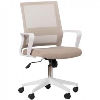 Silla de Escritorio de Polipropileno Beige 60x95 cm