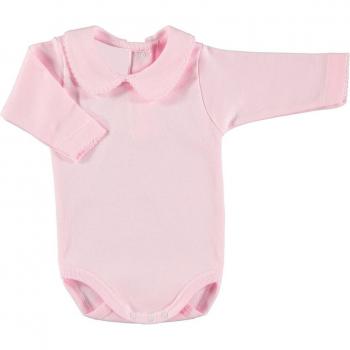 Pack de 2 Bodys de bebé con cuello de bebé liso