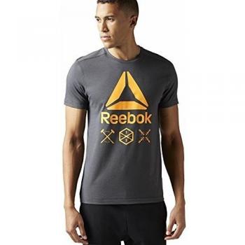 Reebok Speedwick Delta Tee Camiseta, Hombre, Gris