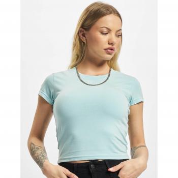 Urban Classics Women's Stretch Jersey Cropped T-Shirt Seablue