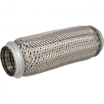Tubo flexible de escape JMJ 55X230P, unión flexible para sistema de escape, material resistente a altas temperaturas, diámetro de 55 mm, longitud de 230 mm