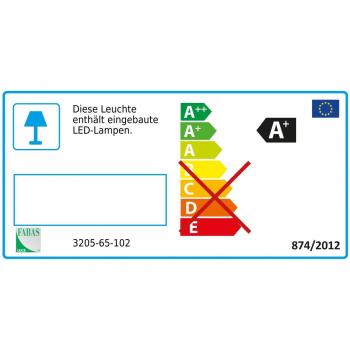 Aplique y plafón LED Oban 27W, 30x30 cm, blanco, IP65, diseño moderno
