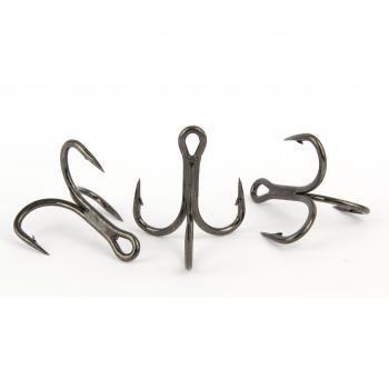 Fox Rage Cat Power Point trebles 6 x s, anzuelo para Siluro anzuelos triples Pesca anzuelos triples, talla 1/0, 2/0 O. 3/0 a elegir, estable Siluro Ganchos Talla:1/0