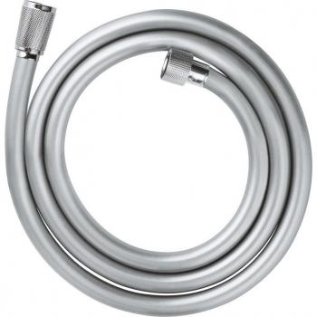 Grohe VitalioFlex Comfort - Flexo de ducha 175 cm cromo, con tecnología antienredos, acabado en cromo brillante y diseño ergonómico