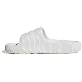 Sandalias Adidas Adilette 22 - Blancas/Negras, Talla EU48 2/3 (UK13, US13+)