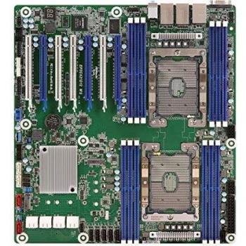 Placa Base ASRock EP2C621D12 WS E-ATX Doble Socket 3647 para Intel Xeon Escalable, C621, 12xDIMM, SATA, 2xM.2, 4x