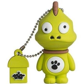 Tribe Animals The Originals Pendrive - Memoria USB Flash Drive 2.0, de goma, de 8 GB con llavero, diseño Whattie el Camaleón