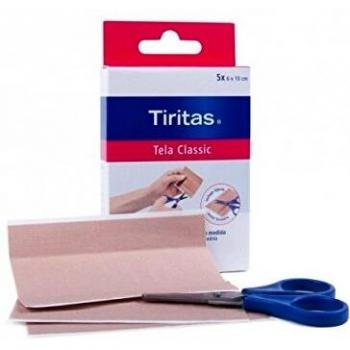 Classic Fabric Adhesive Plasters 6x10 cm, 10 Units