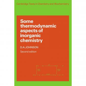 Aspectos Termodinámicos de la Química Inorgánica (Textos de Cambridge en Química y Bioquímica) - 2ª Edición