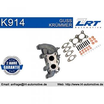 Colector de escape LRT K914 para Volkswagen Golf 4 y Audi A3 con piezas de ensamblaje