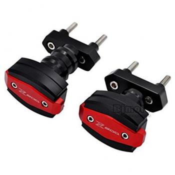BJ Global - Topes deslizadores Izquierdo y Derecho, Protectores de golpes, de caídas, de motor, de alta calidad, para motocicleta, para Kawasaki Z800 2013 – 2016, Kawasaki Z1000 2007 – 2009, Kawasaki Z750 2004 – 2014