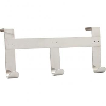 Percha Triple de Acero Inoxidable para Colgar en Puerta con Diseño Moderno