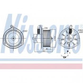 Ventilador de Habitáculo Nissens 87164