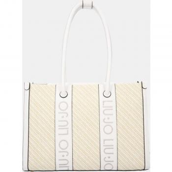Bolso Shopping blanco Liu Jo - Elegante bolso de mano en color blanco de la marca Liu Jo