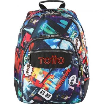 TOTTO - Mochila escolar eco-friendly Kasuya - Crayoles-6C9
