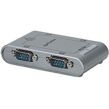 Convertidor USB a 4 Puertos Seriales RS232 con Cable de 0.45 m