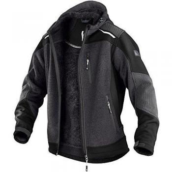Cárdigan Funcional de Trabajo Kübler 1741 Gris Oscuro/Negro Talla XXL Unisex