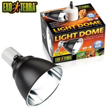 Portalámpara Reflector Light Dome Exo Terra para reptiles, 18 cm de diámetro
