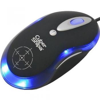 Cyber Snipa Intelliscope USB Óptico 2400DPI Negro Ambidextro - Ratón